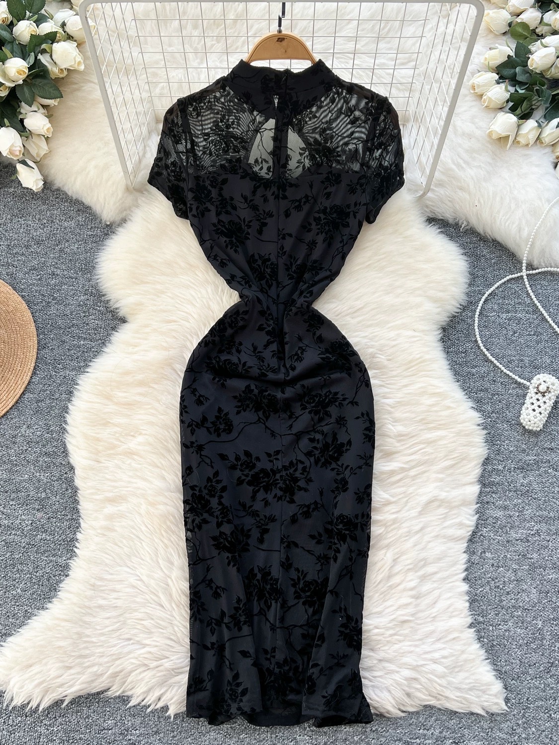 Tall dare qipao dress Q200 images